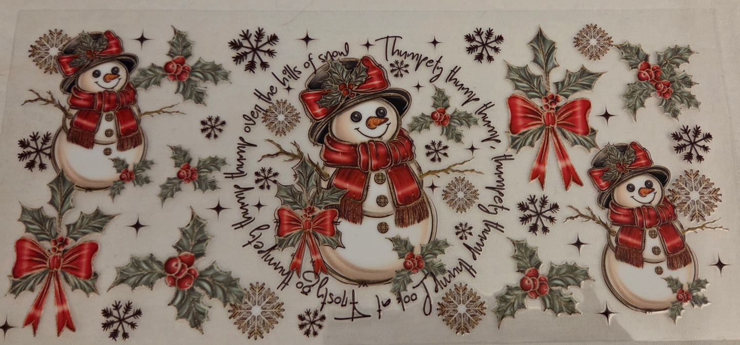 Snowman Christmas Wrap
