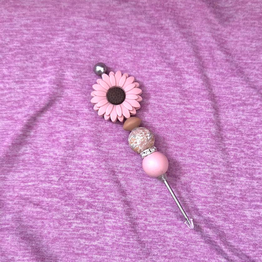 Pink Flower Pokey Tool