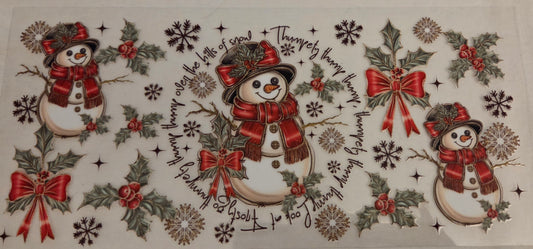 Snowman Christmas Wrap